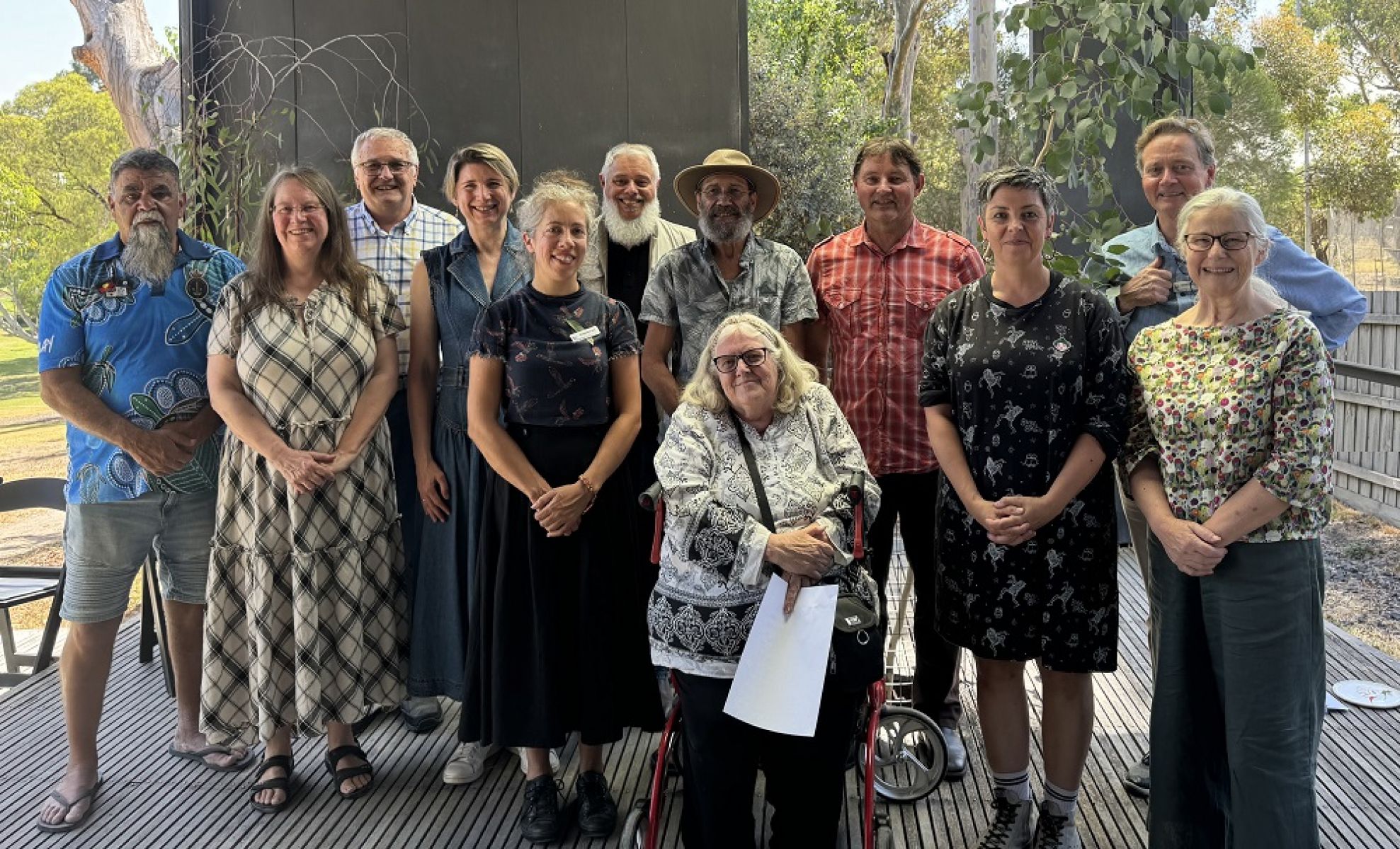 A group photograph of Birrarung Council members in 2024